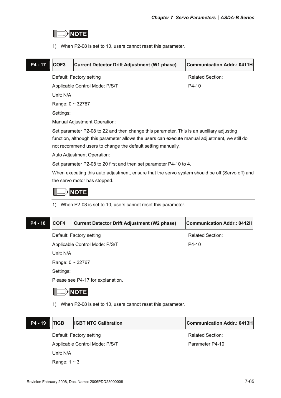 Delta Electronics AC Servo Drive ASDA-B User Manual | Page 218 / 321