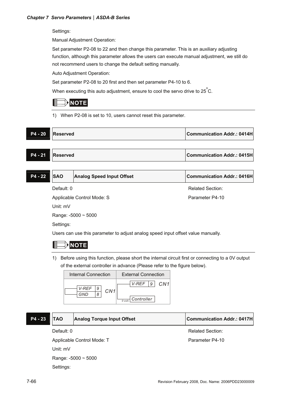 Delta Electronics AC Servo Drive ASDA-B User Manual | Page 219 / 321