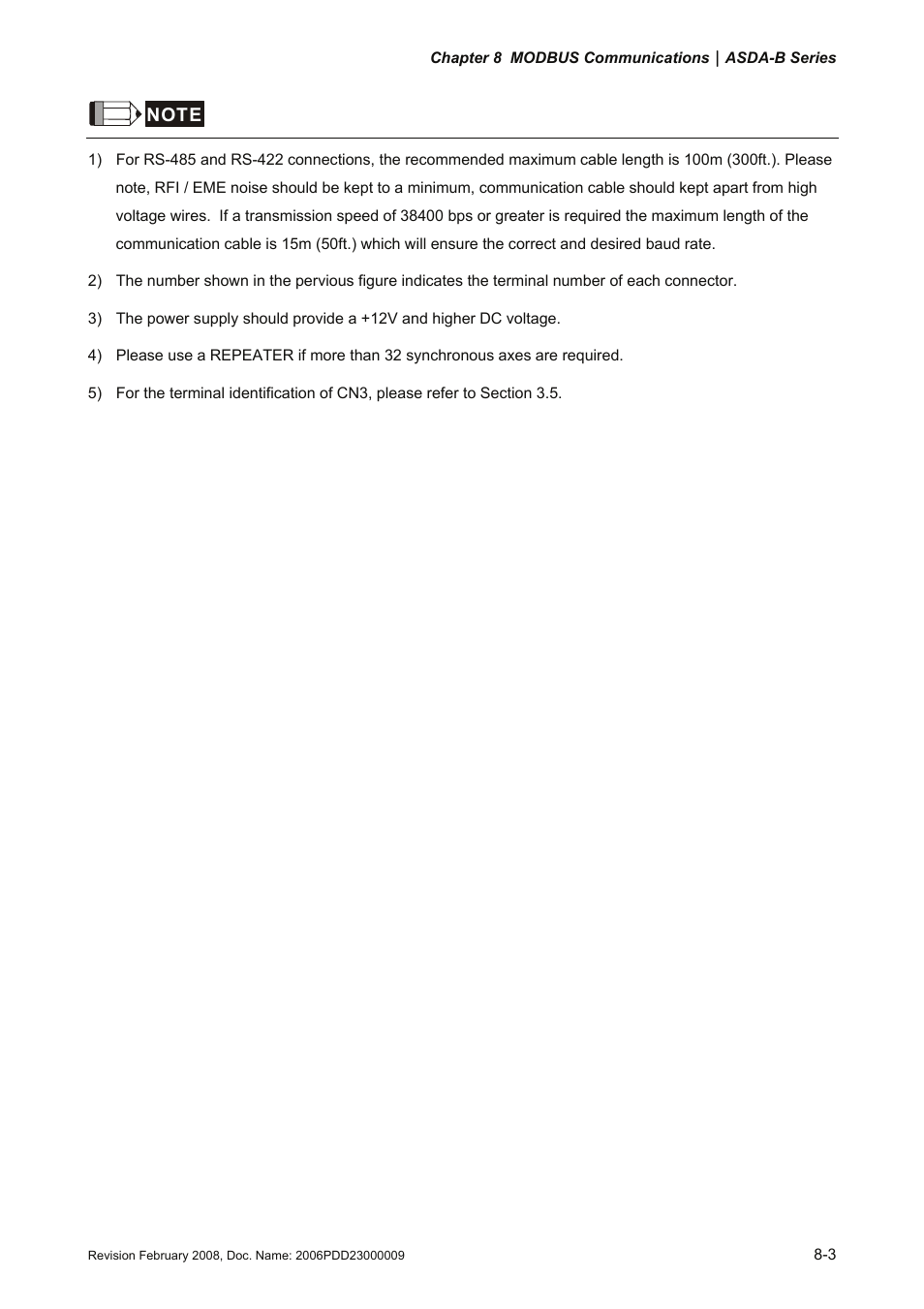Delta Electronics AC Servo Drive ASDA-B User Manual | Page 238 / 321