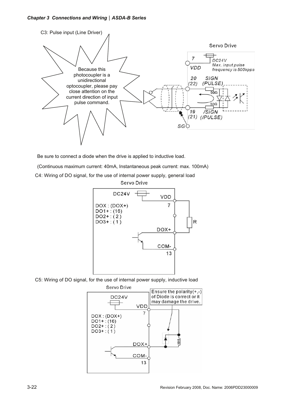 Delta Electronics AC Servo Drive ASDA-B User Manual | Page 47 / 321