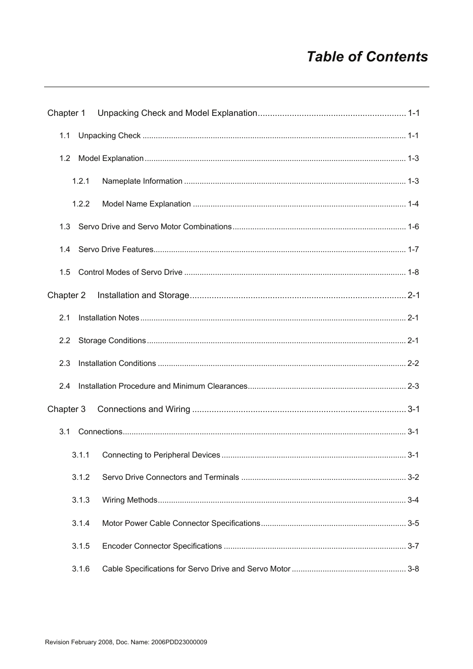 Delta Electronics AC Servo Drive ASDA-B User Manual | Page 6 / 321
