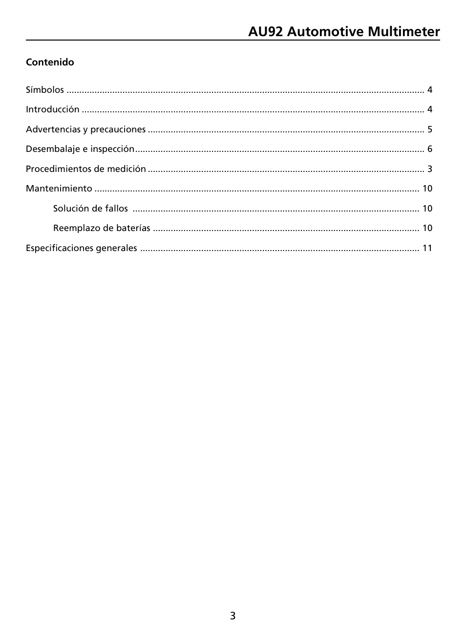 Au92 automotive multimeter | Amprobe AU92 Automotive-Multimeter User Manual | Page 105 / 152