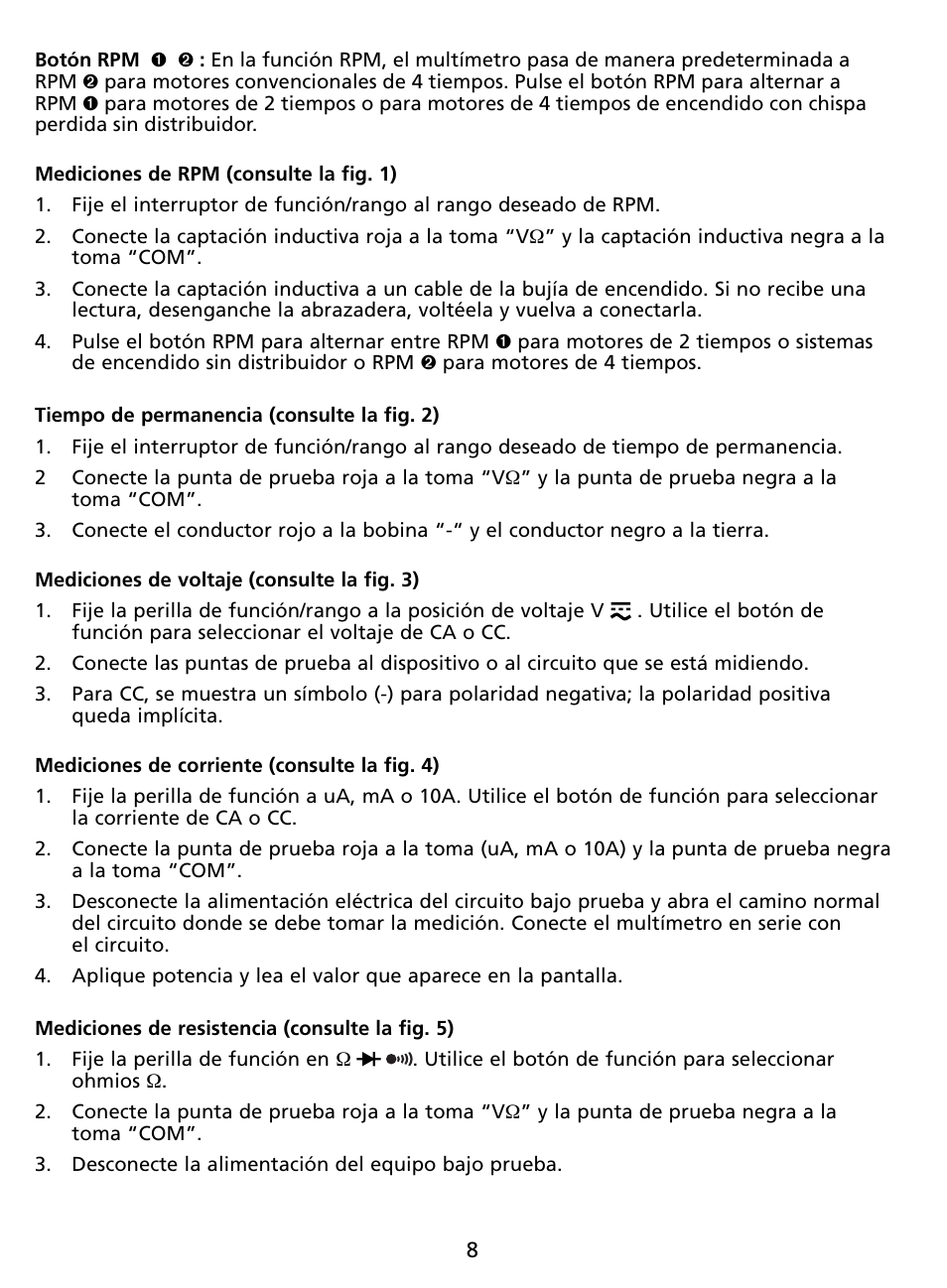 Amprobe AU92 Automotive-Multimeter User Manual | Page 110 / 152