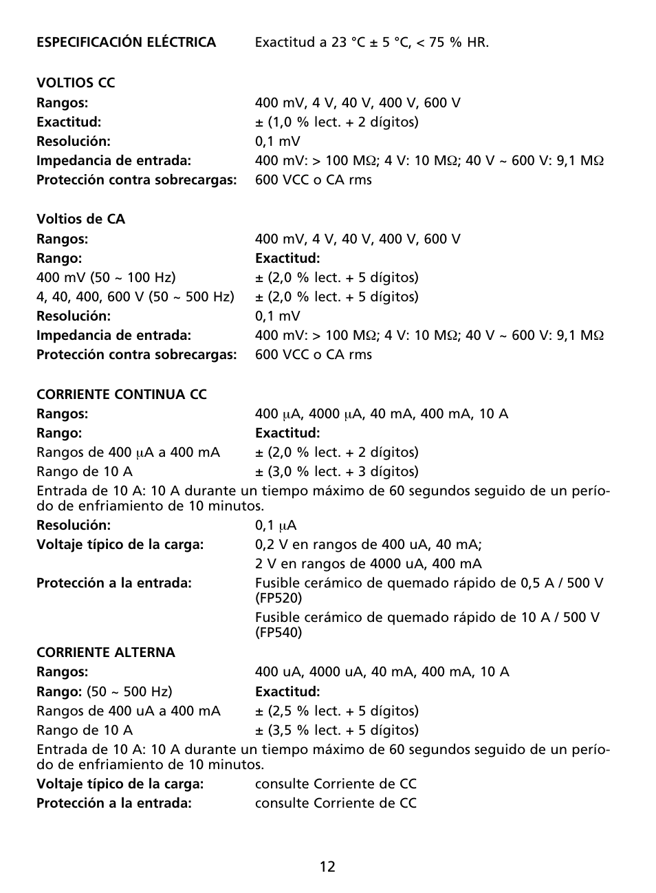 Amprobe AU92 Automotive-Multimeter User Manual | Page 114 / 152