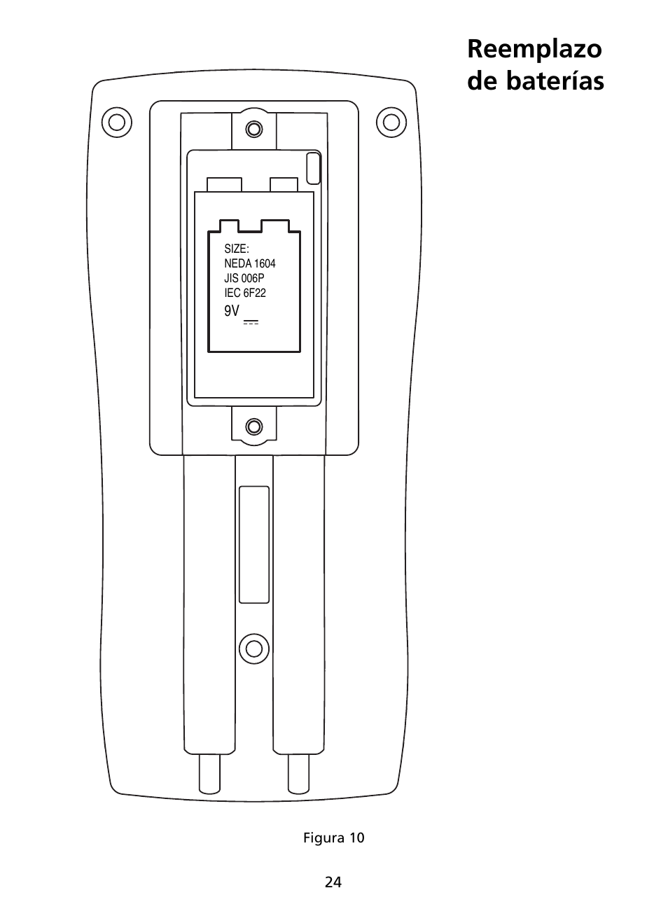 Reemplazo de baterías | Amprobe AU92 Automotive-Multimeter User Manual | Page 126 / 152