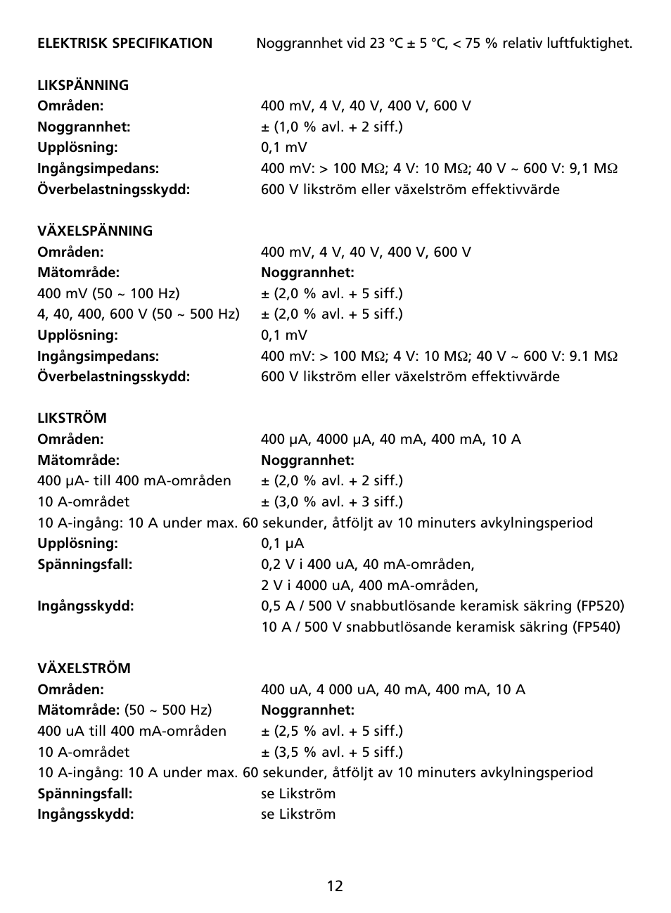 Amprobe AU92 Automotive-Multimeter User Manual | Page 139 / 152