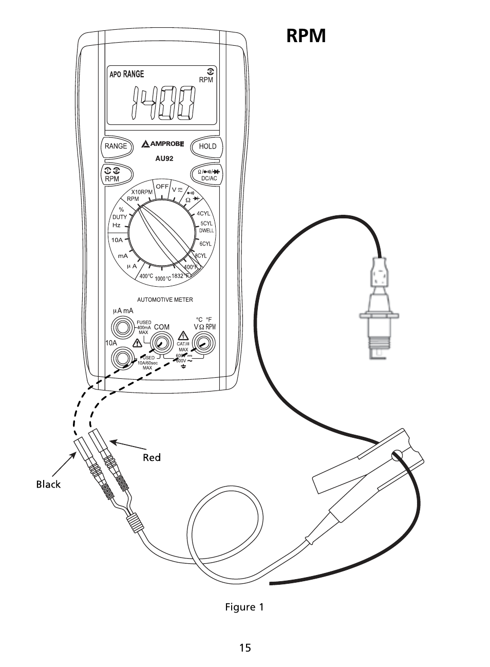 Amprobe AU92 Automotive-Multimeter User Manual | Page 17 / 152