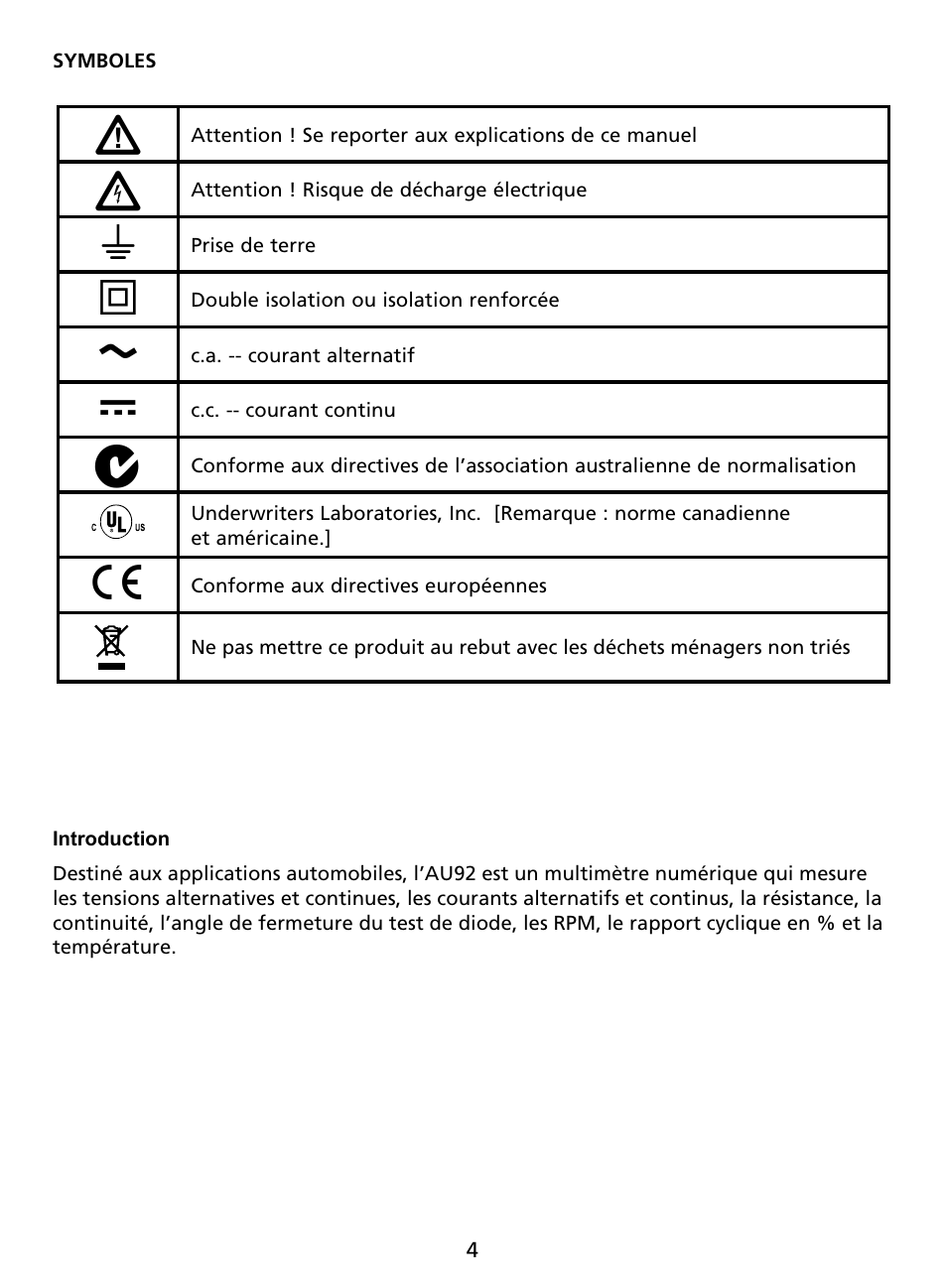 Amprobe AU92 Automotive-Multimeter User Manual | Page 31 / 152