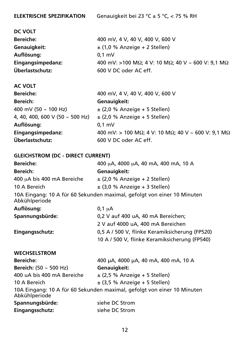 Amprobe AU92 Automotive-Multimeter User Manual | Page 64 / 152