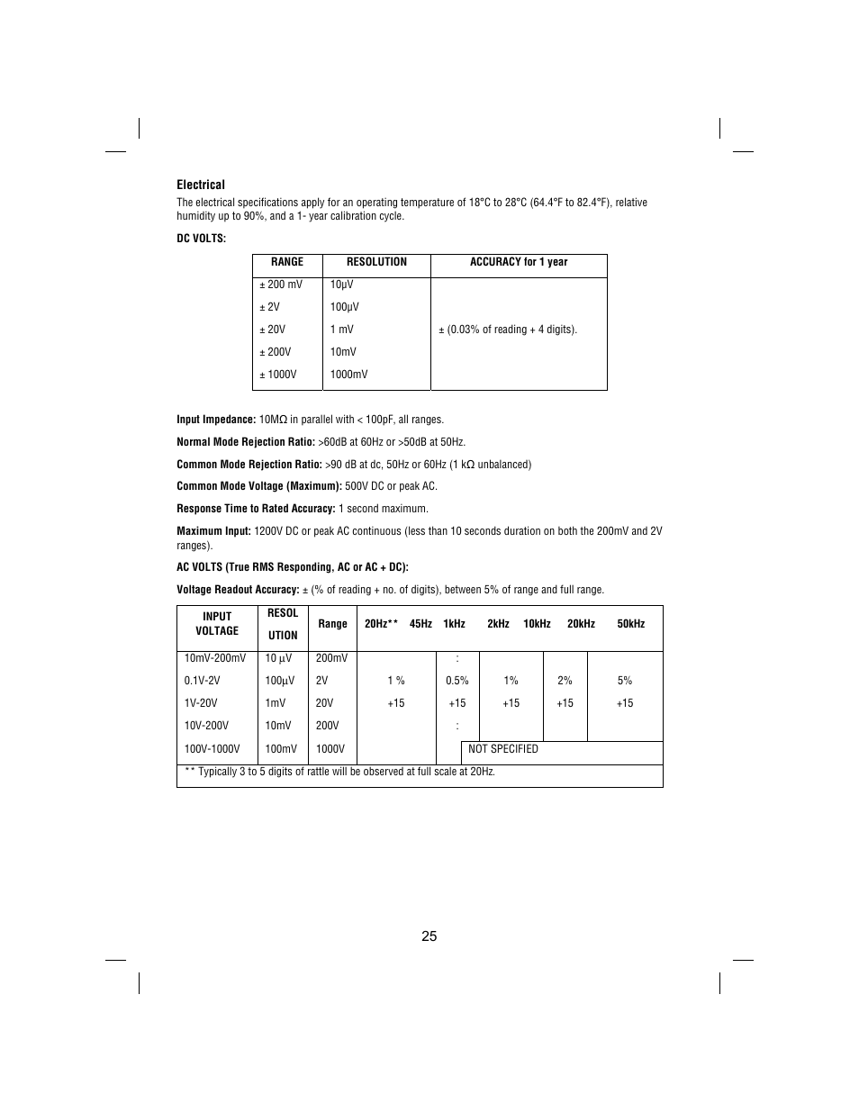 Amprobe BDM40-UA Bench-Digital-Multimeter User Manual | Page 26 / 28