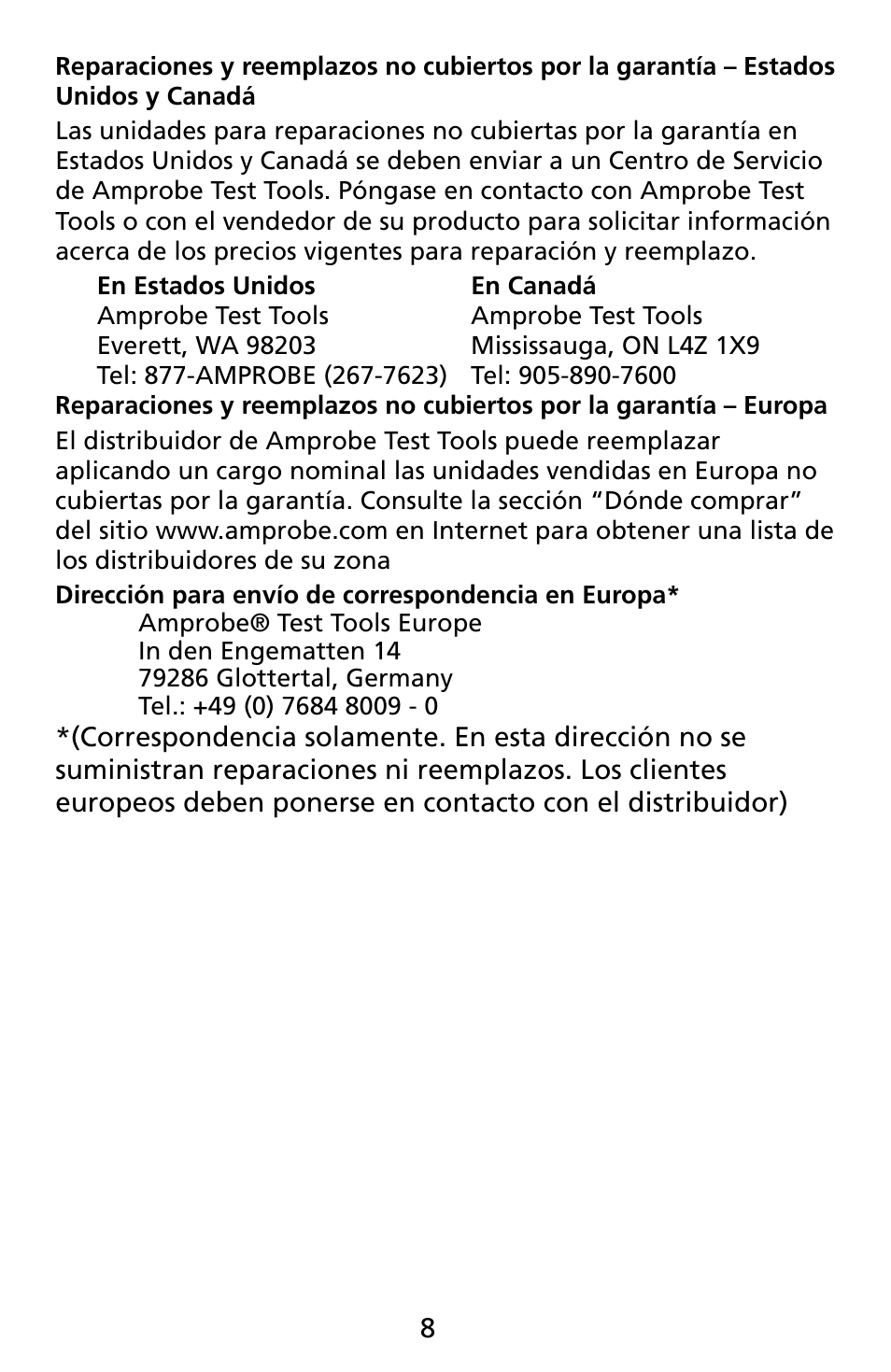 Amprobe CR50A Capacitance-Resistance-Meter User Manual | Page 34 / 46