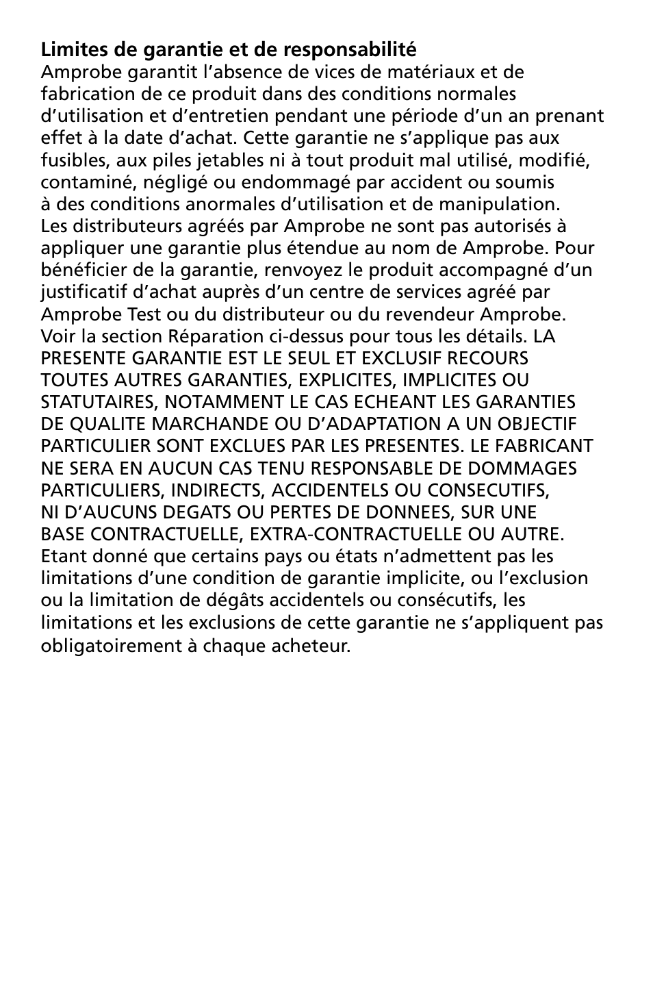 Amprobe CR50A Capacitance-Resistance-Meter User Manual | Page 36 / 46