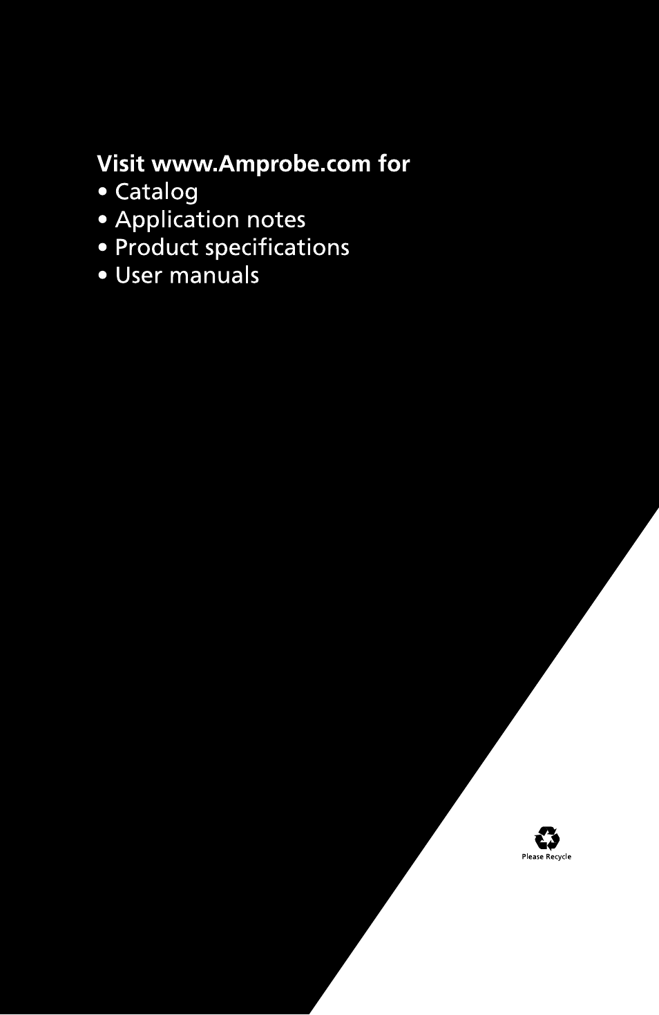 Amprobe CR50A Capacitance-Resistance-Meter User Manual | Page 46 / 46