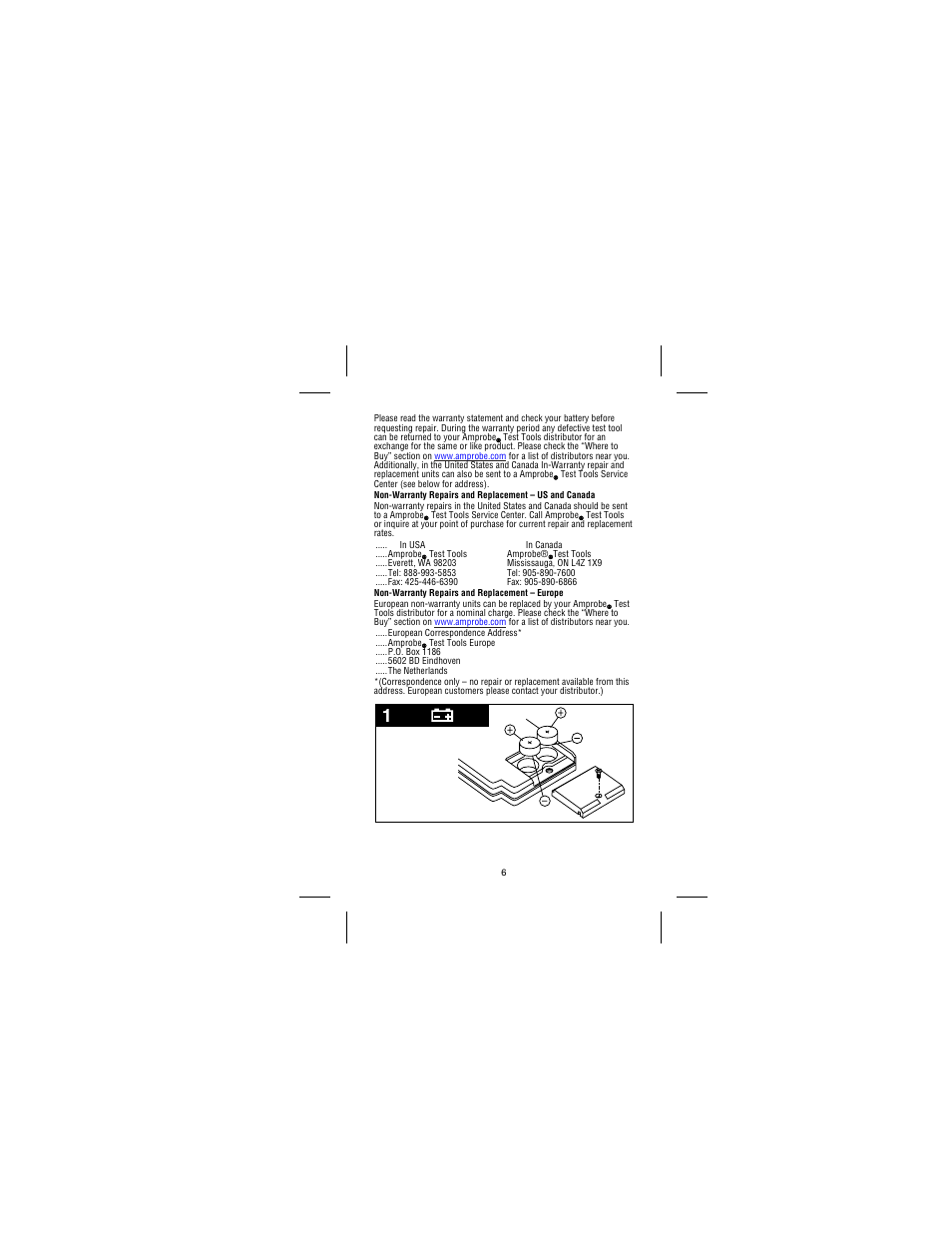 Amprobe DM78B Digital-Multimeter User Manual | Page 10 / 35