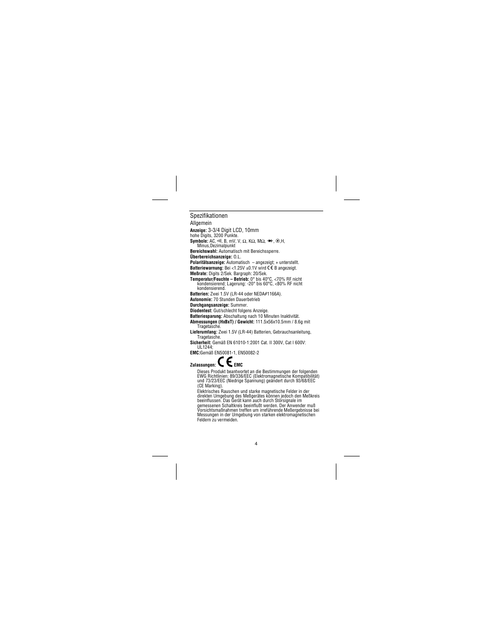 Amprobe DM78B Digital-Multimeter User Manual | Page 16 / 35