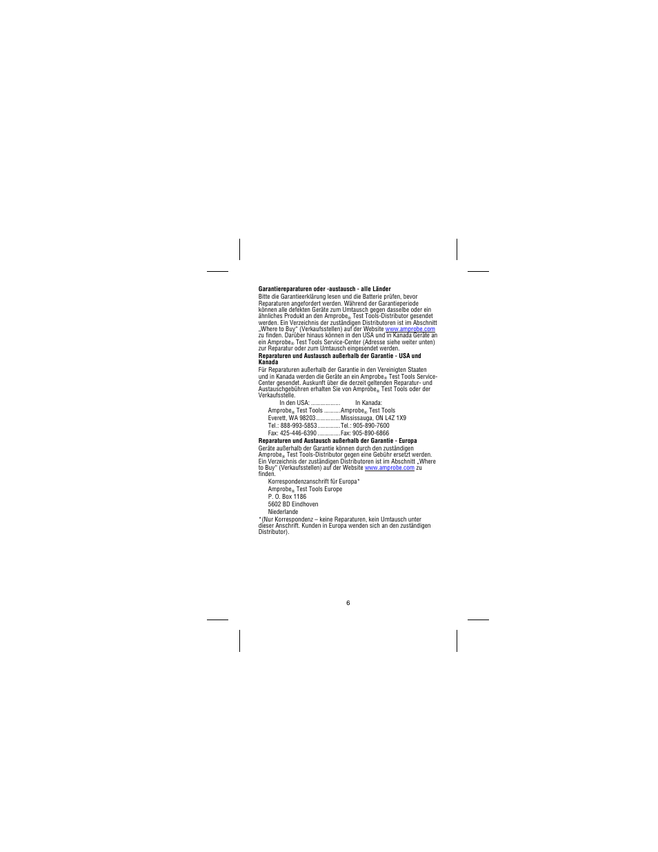 Amprobe DM78B Digital-Multimeter User Manual | Page 18 / 35