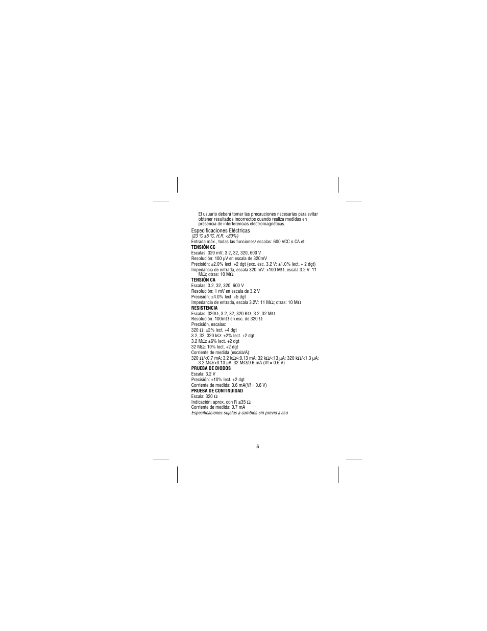 Amprobe DM78B Digital-Multimeter User Manual | Page 25 / 35