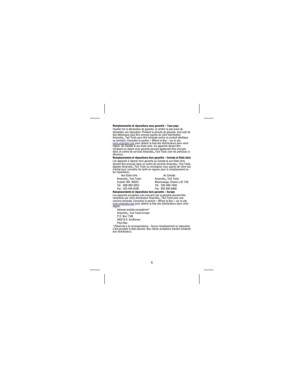 Amprobe DM78B Digital-Multimeter User Manual | Page 34 / 35