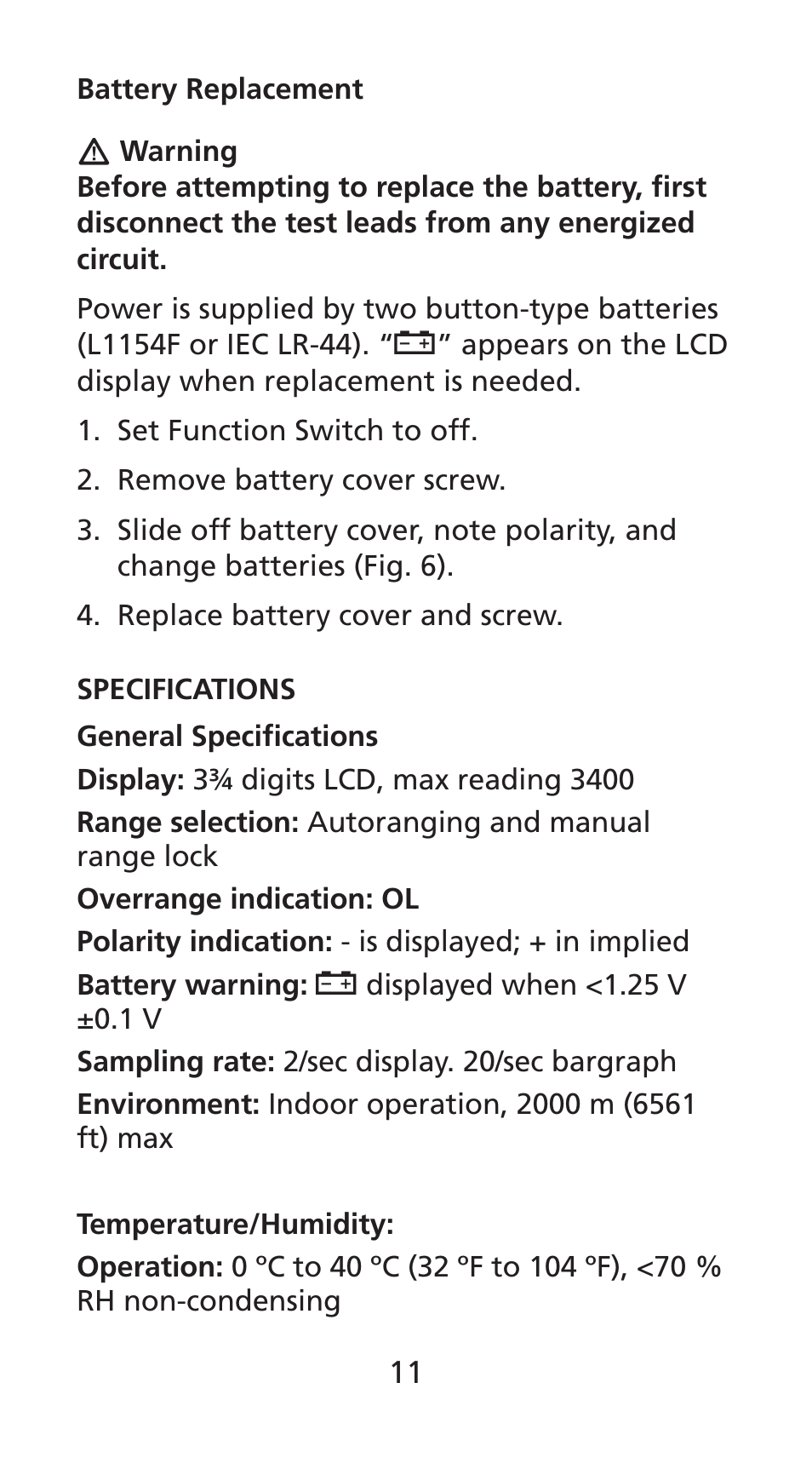 Amprobe DM78C Digital-Pocket-Multimeter User Manual | Page 12 / 95