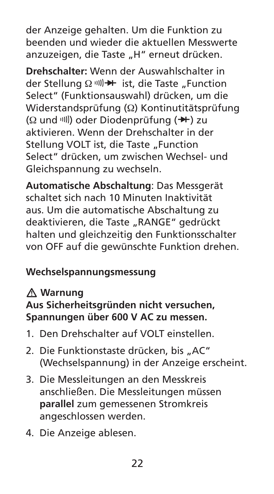 Amprobe DM78C Digital-Pocket-Multimeter User Manual | Page 23 / 95