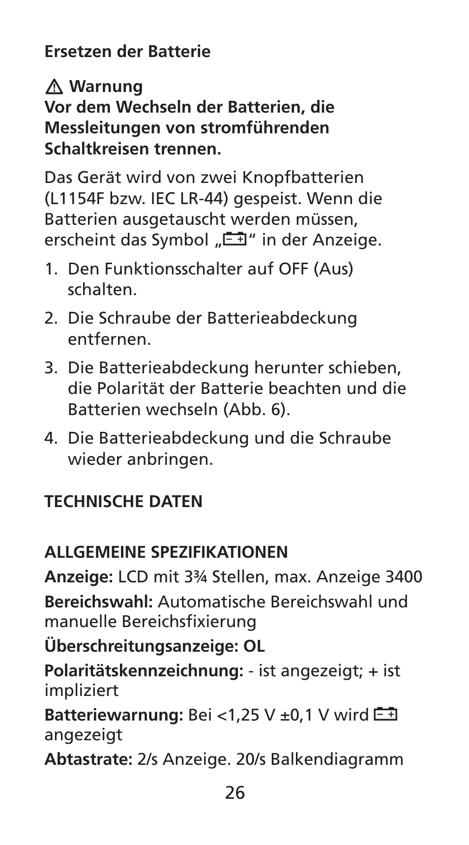 Amprobe DM78C Digital-Pocket-Multimeter User Manual | Page 27 / 95