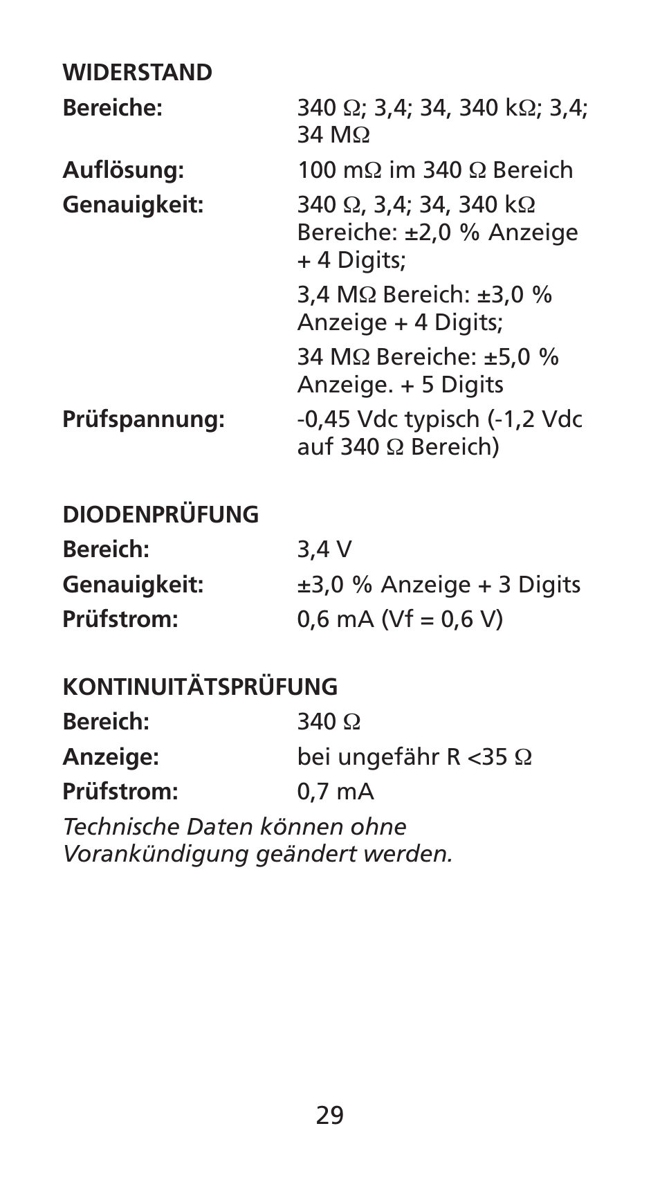 Amprobe DM78C Digital-Pocket-Multimeter User Manual | Page 30 / 95