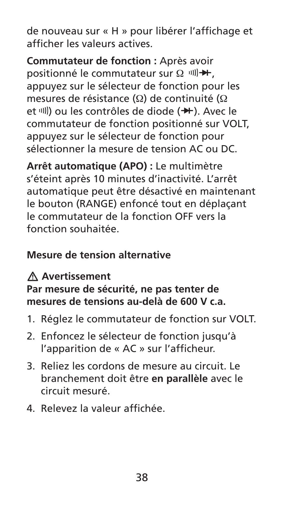 Amprobe DM78C Digital-Pocket-Multimeter User Manual | Page 39 / 95