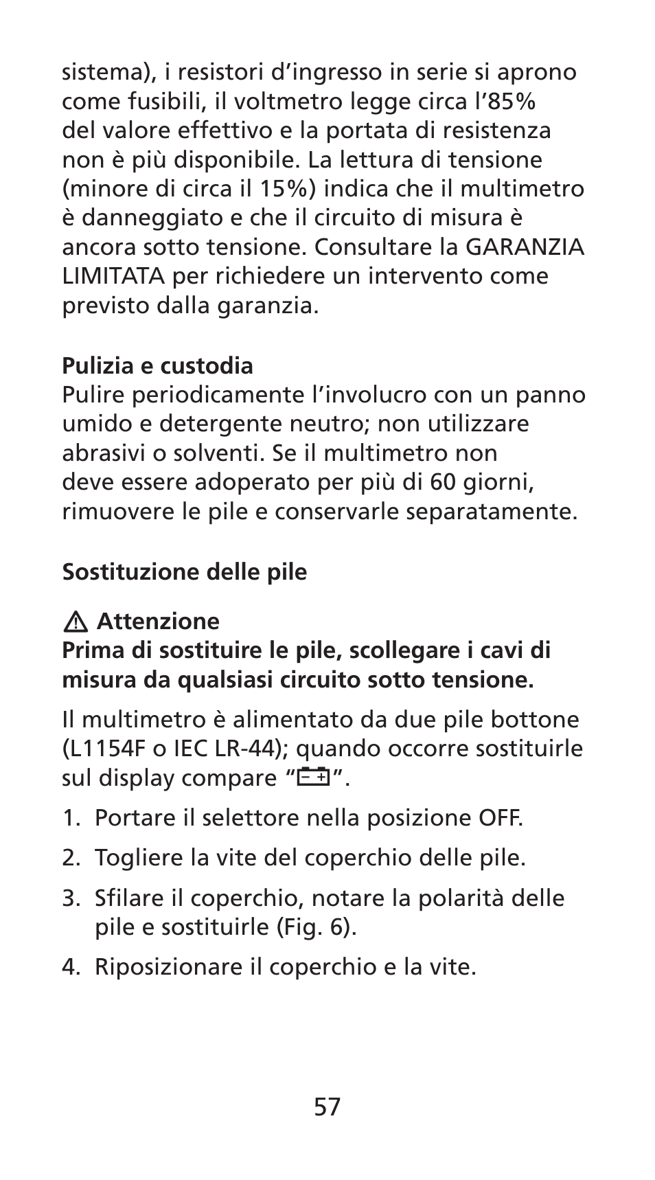 Amprobe DM78C Digital-Pocket-Multimeter User Manual | Page 58 / 95