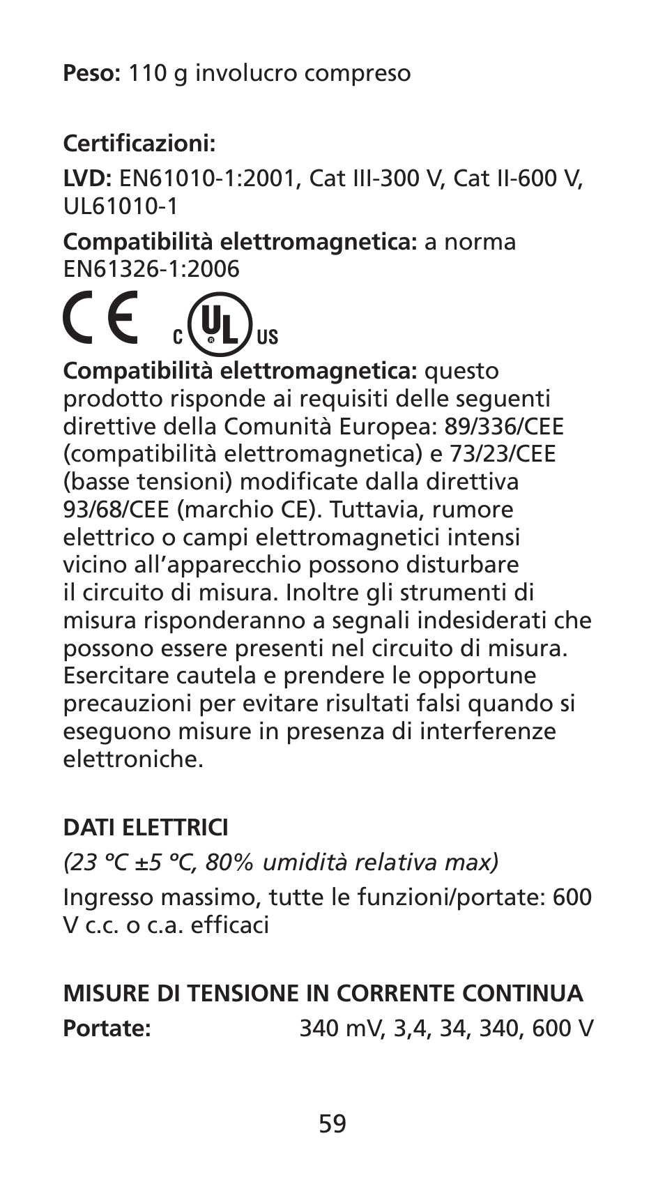 Amprobe DM78C Digital-Pocket-Multimeter User Manual | Page 60 / 95