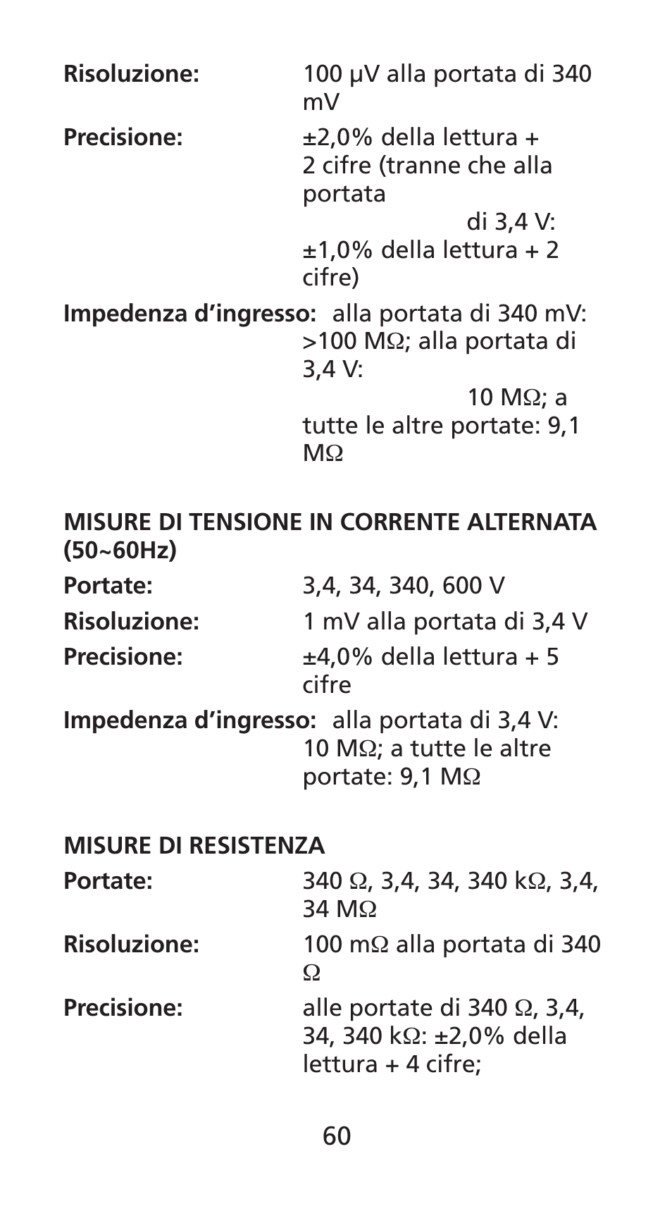 Amprobe DM78C Digital-Pocket-Multimeter User Manual | Page 61 / 95