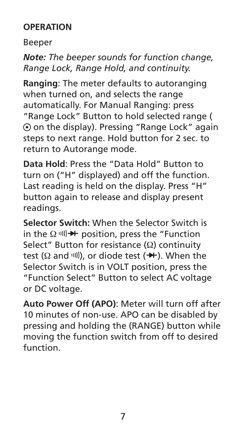 Amprobe DM78C Digital-Pocket-Multimeter User Manual | Page 8 / 95