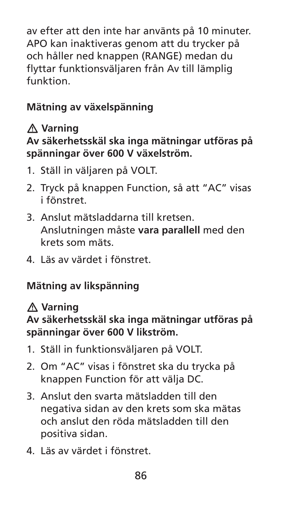 Amprobe DM78C Digital-Pocket-Multimeter User Manual | Page 87 / 95