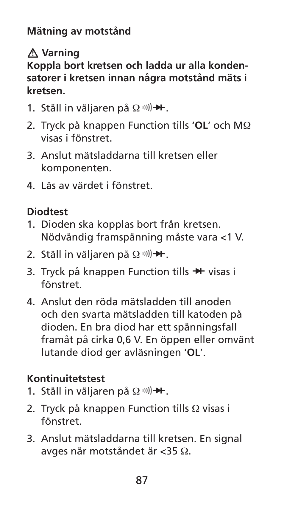 Amprobe DM78C Digital-Pocket-Multimeter User Manual | Page 88 / 95