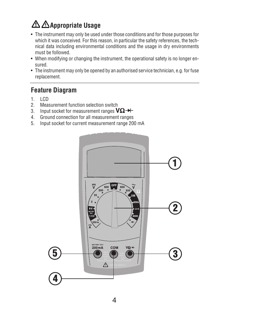 Amprobe DM7C Digital-Multimeter User Manual | Page 6 / 76