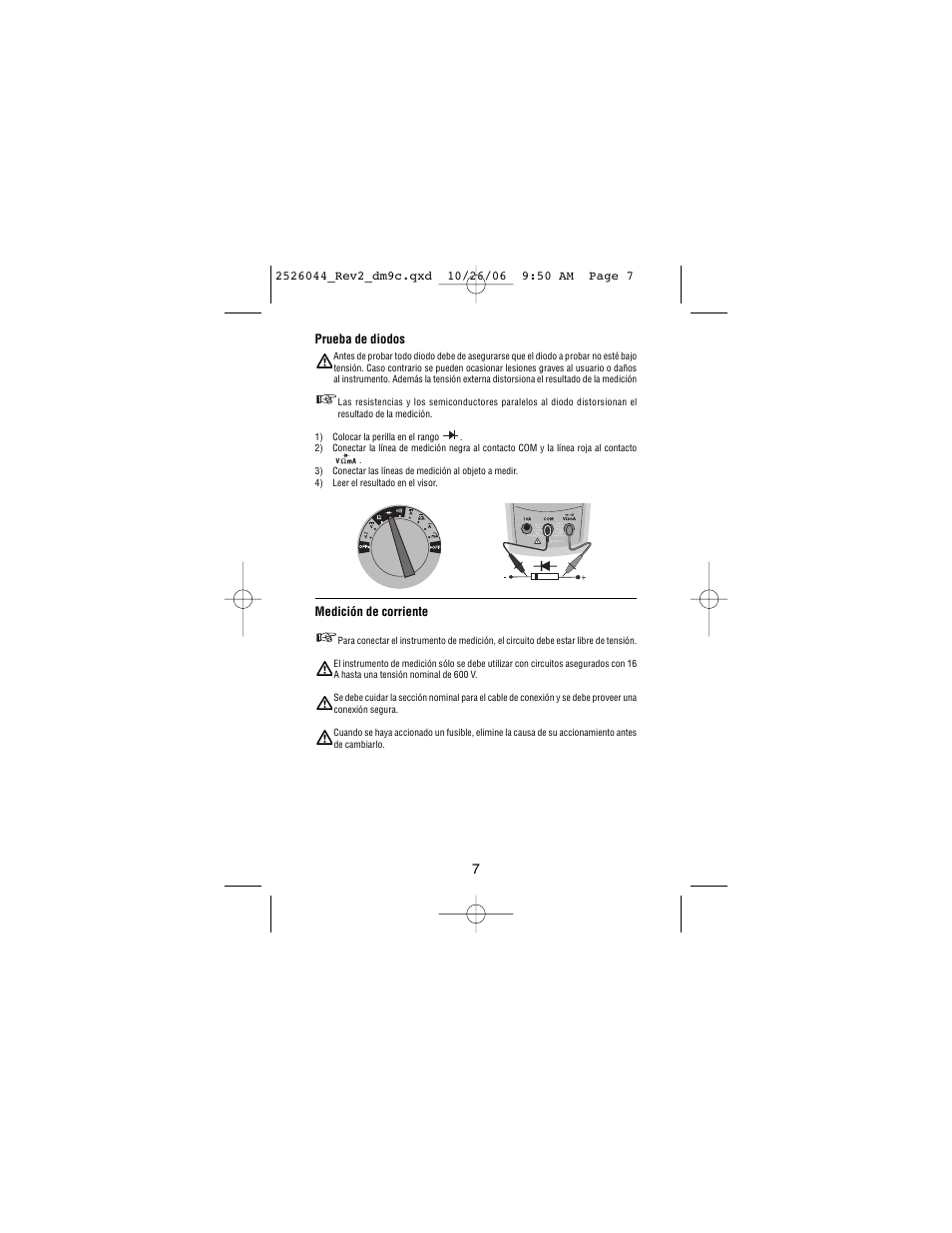 Amprobe DM9C Digital-Multimeter User Manual | Page 51 / 88