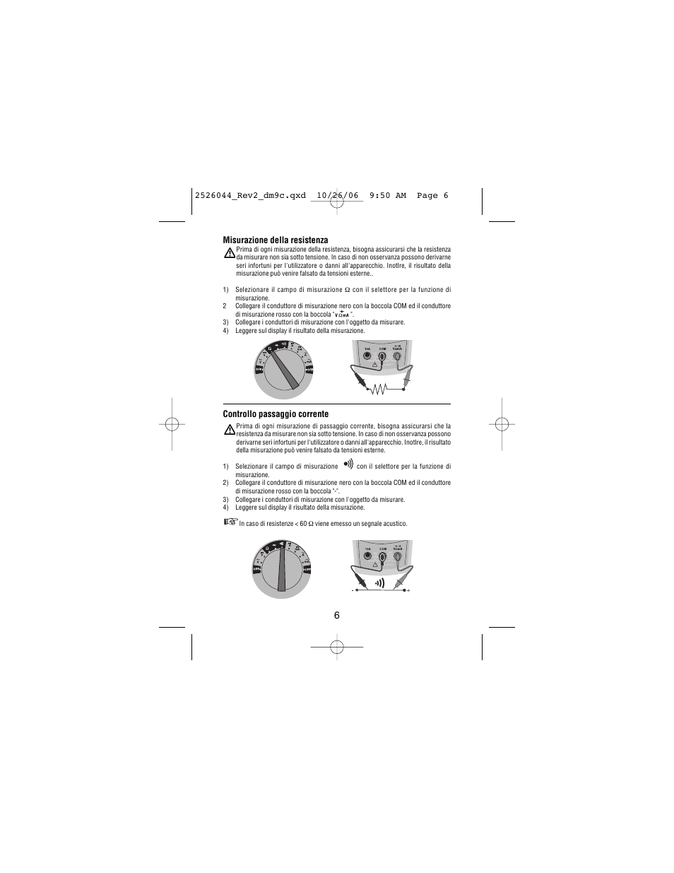 Amprobe DM9C Digital-Multimeter User Manual | Page 64 / 88