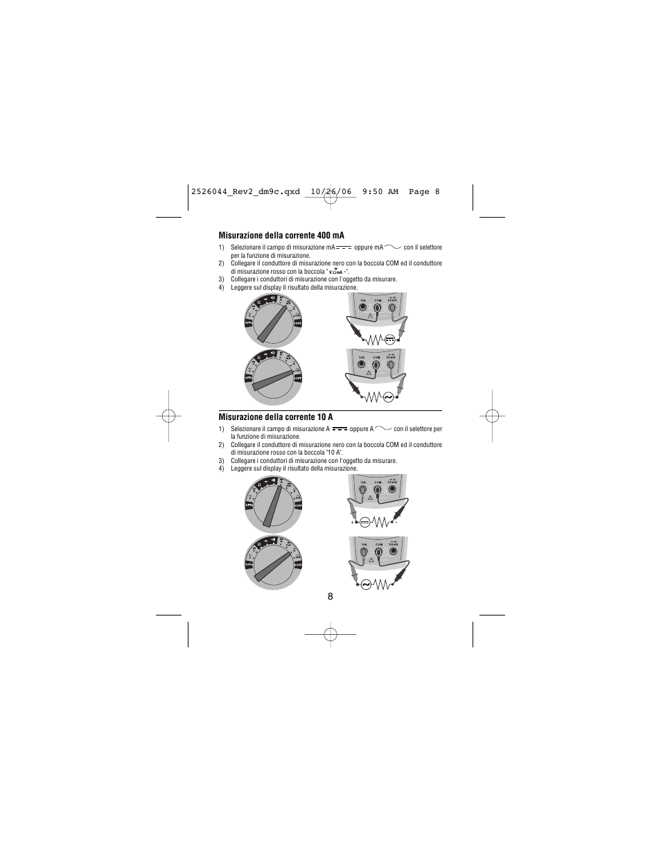 Amprobe DM9C Digital-Multimeter User Manual | Page 66 / 88