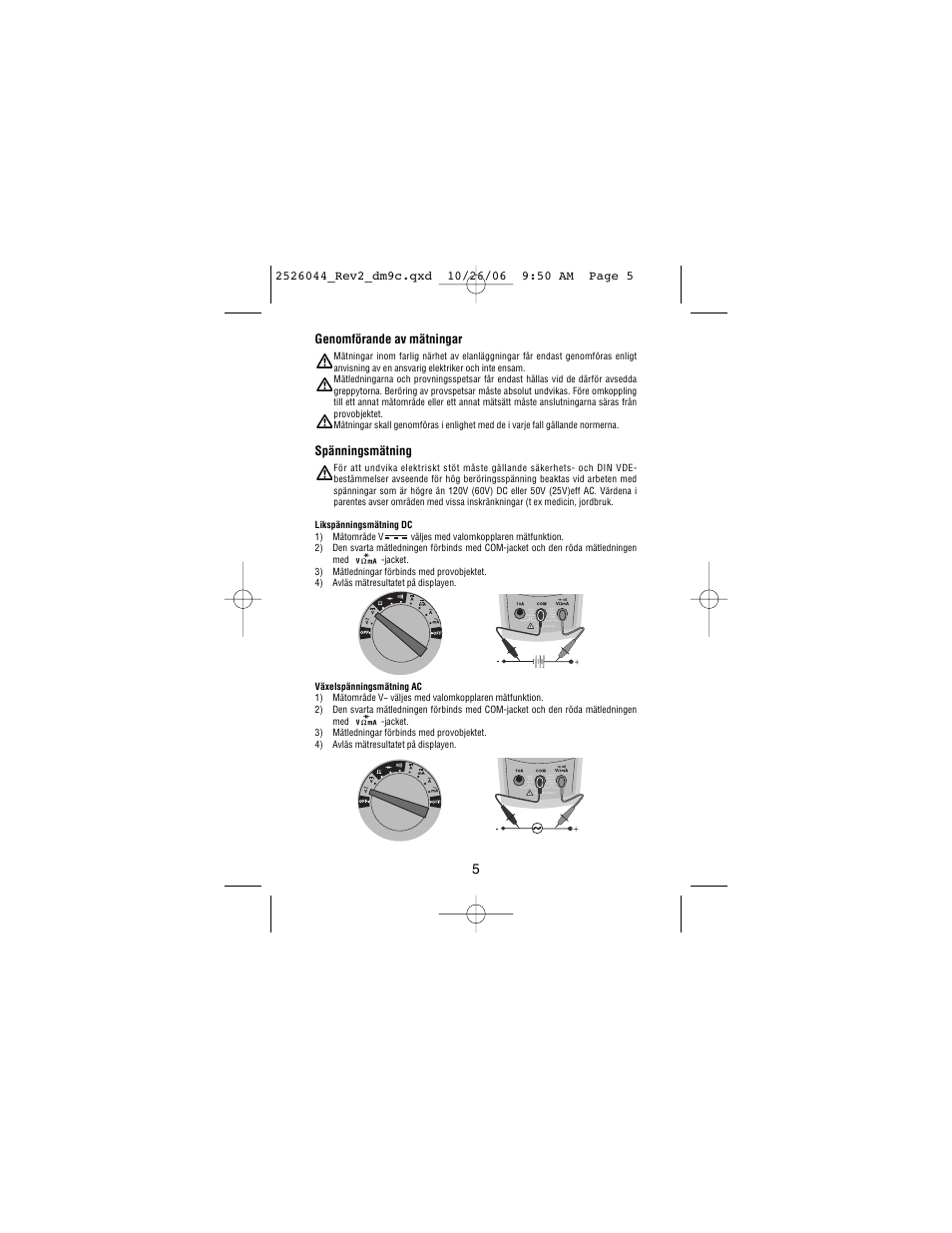 Amprobe DM9C Digital-Multimeter User Manual | Page 77 / 88