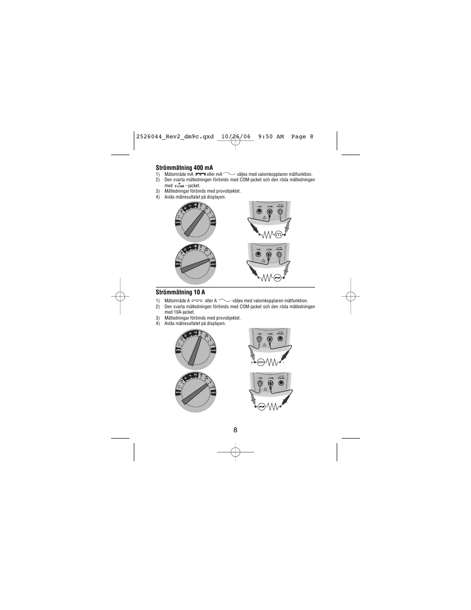 Amprobe DM9C Digital-Multimeter User Manual | Page 80 / 88