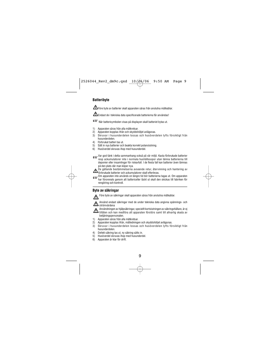 Amprobe DM9C Digital-Multimeter User Manual | Page 81 / 88