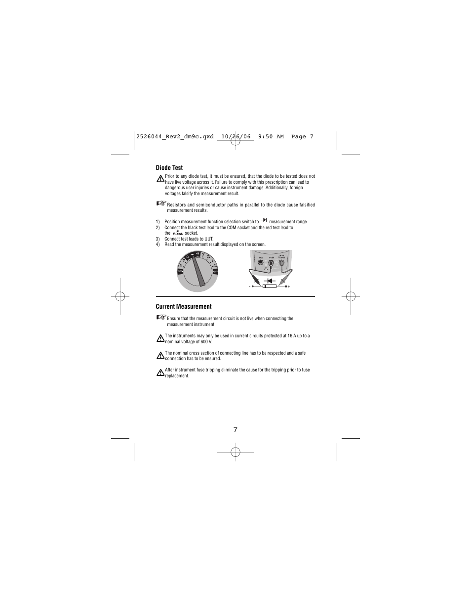 Amprobe DM9C Digital-Multimeter User Manual | Page 9 / 88