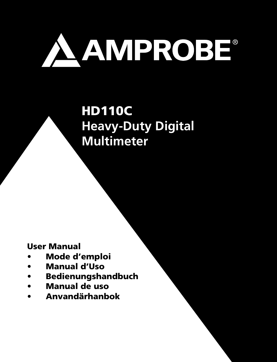 Amprobe HD110C Digital-Multimeter User Manual | 90 pages