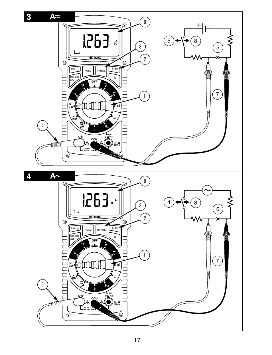 Amprobe HD160C Digital-Multimeter User Manual | Page 143 / 148