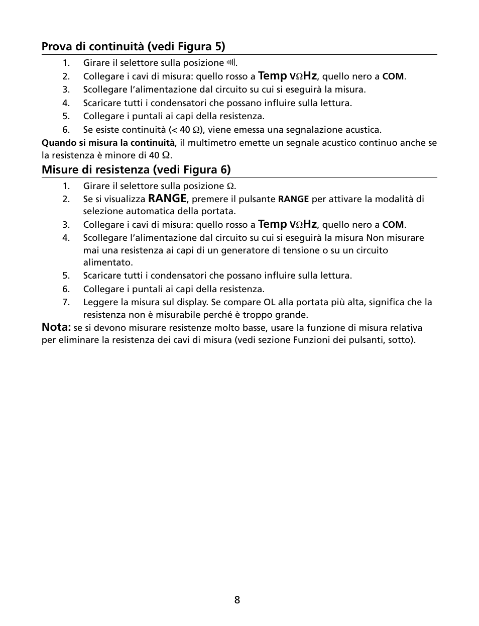 Amprobe HD160C Digital-Multimeter User Manual | Page 86 / 148