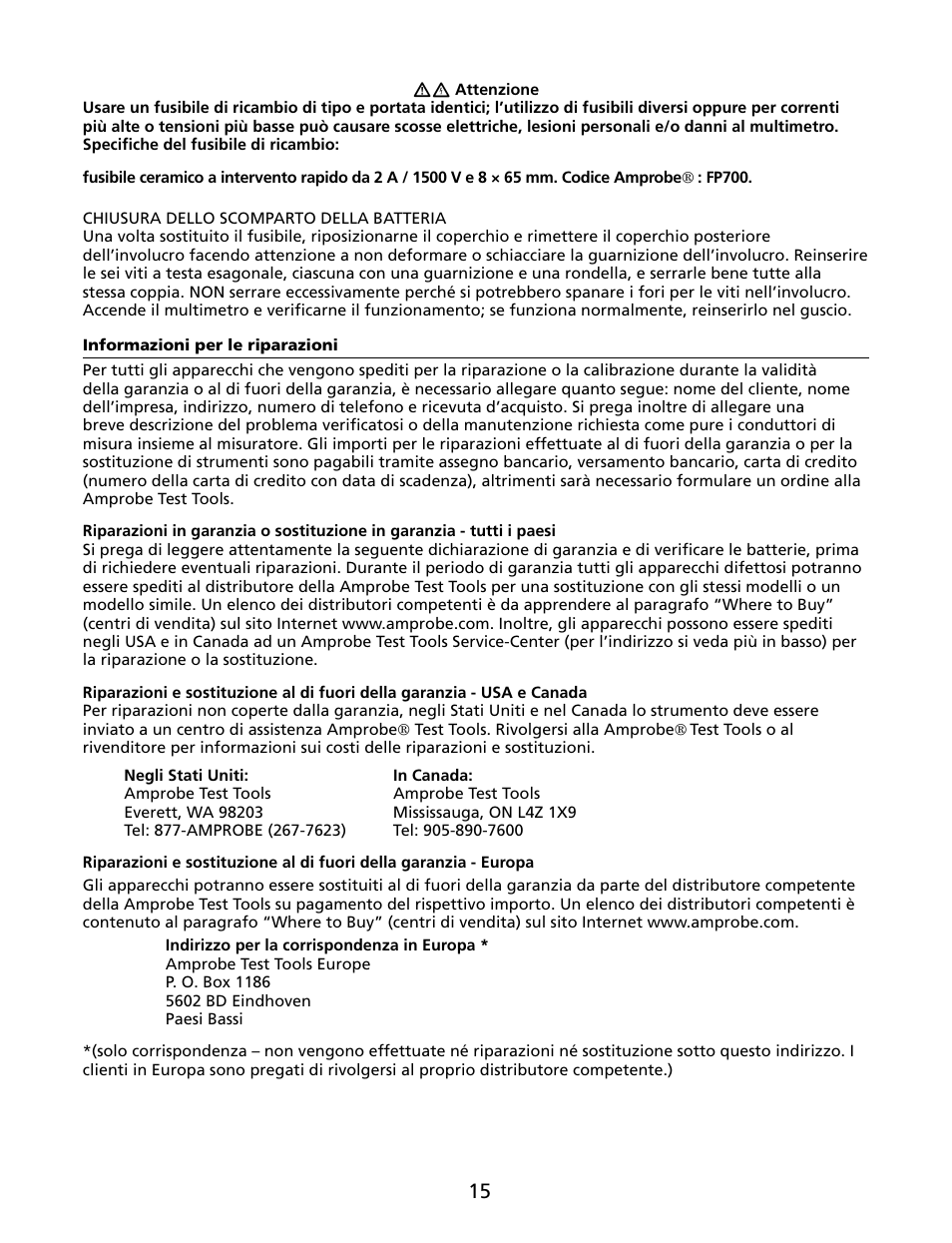 Amprobe HD160C Digital-Multimeter User Manual | Page 93 / 148