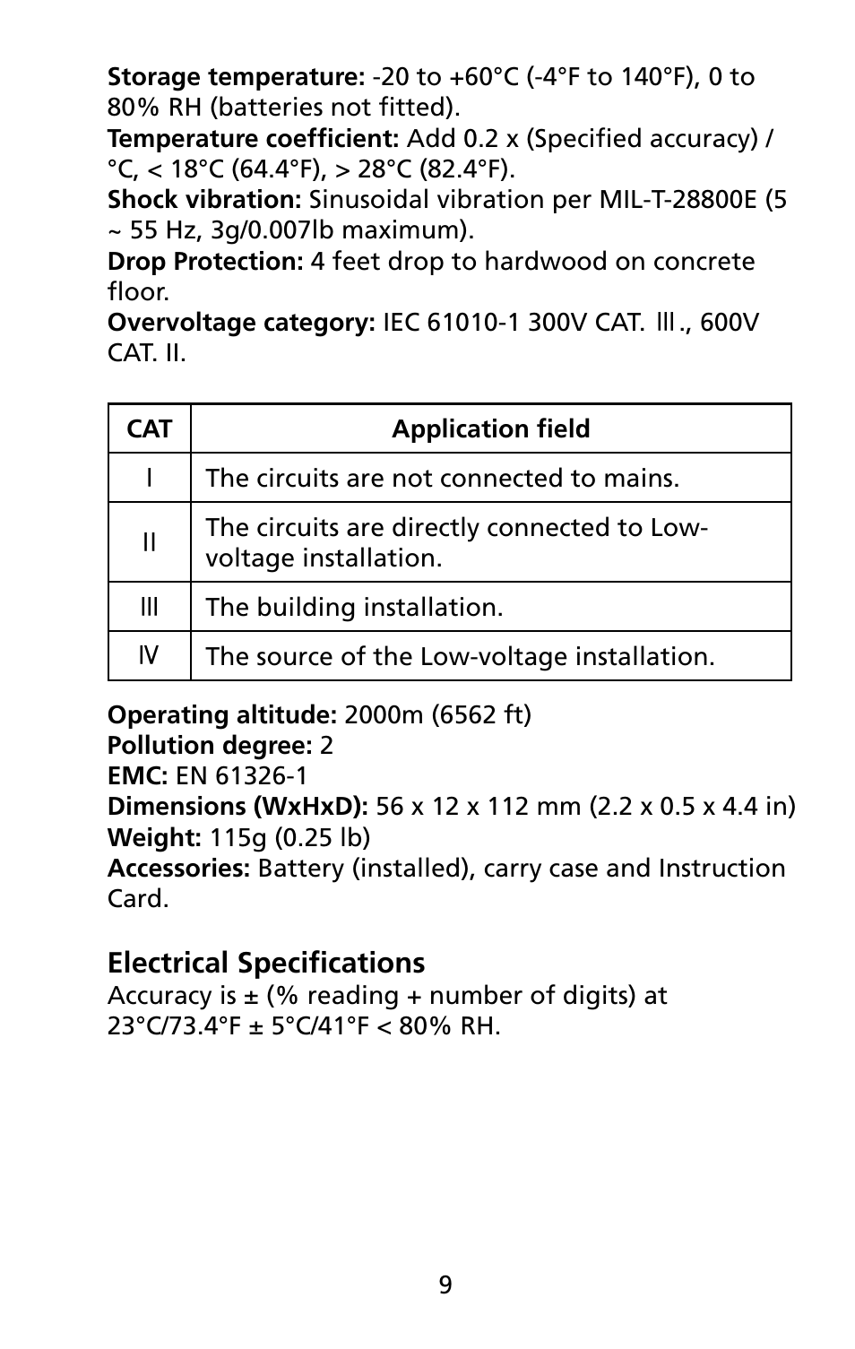 Amprobe PM-60 Pocket-Meter User Manual | Page 15 / 22