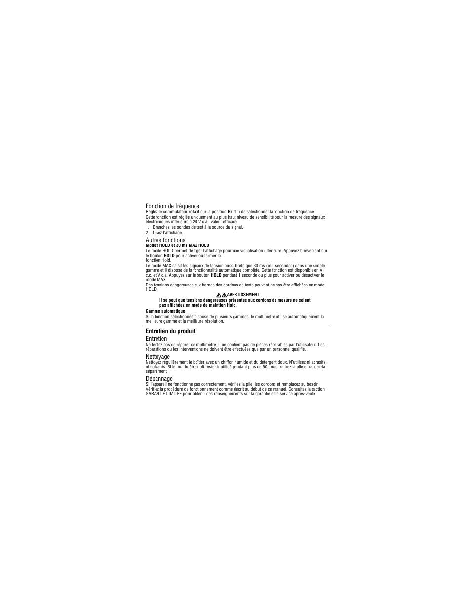 Amprobe PM51A Pocket-Multimeter User Manual | Page 21 / 70