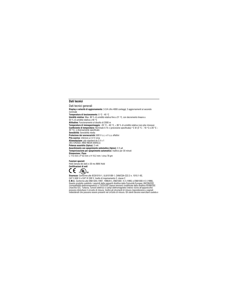 Amprobe PM51A Pocket-Multimeter User Manual | Page 52 / 70