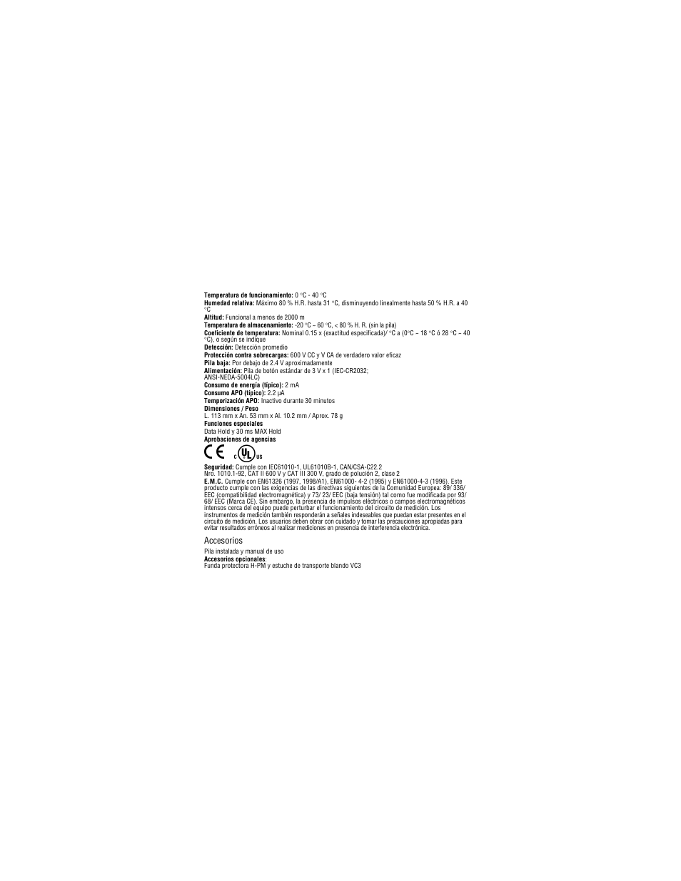 Amprobe PM51A Pocket-Multimeter User Manual | Page 66 / 70