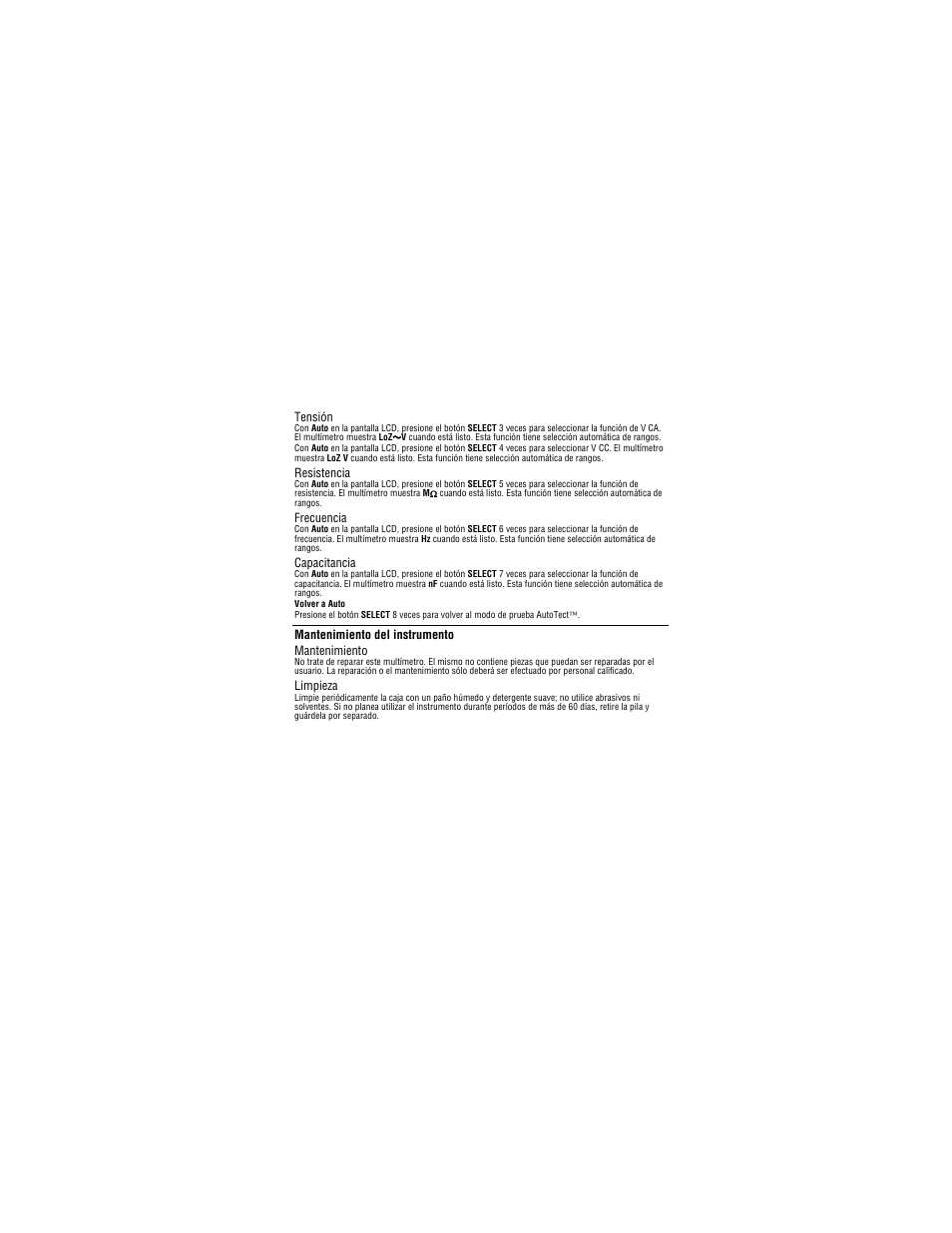 Amprobe PM53A Automatic-Pocket-Meter User Manual | Page 73 / 80